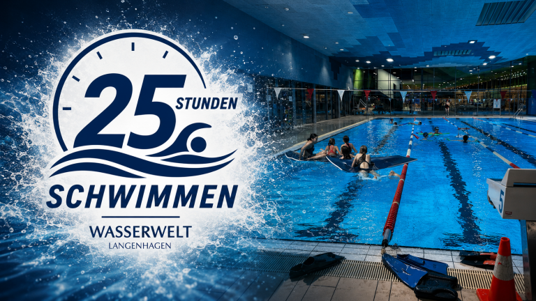 25-Stunden-Schwimmen in der Wasserwelt